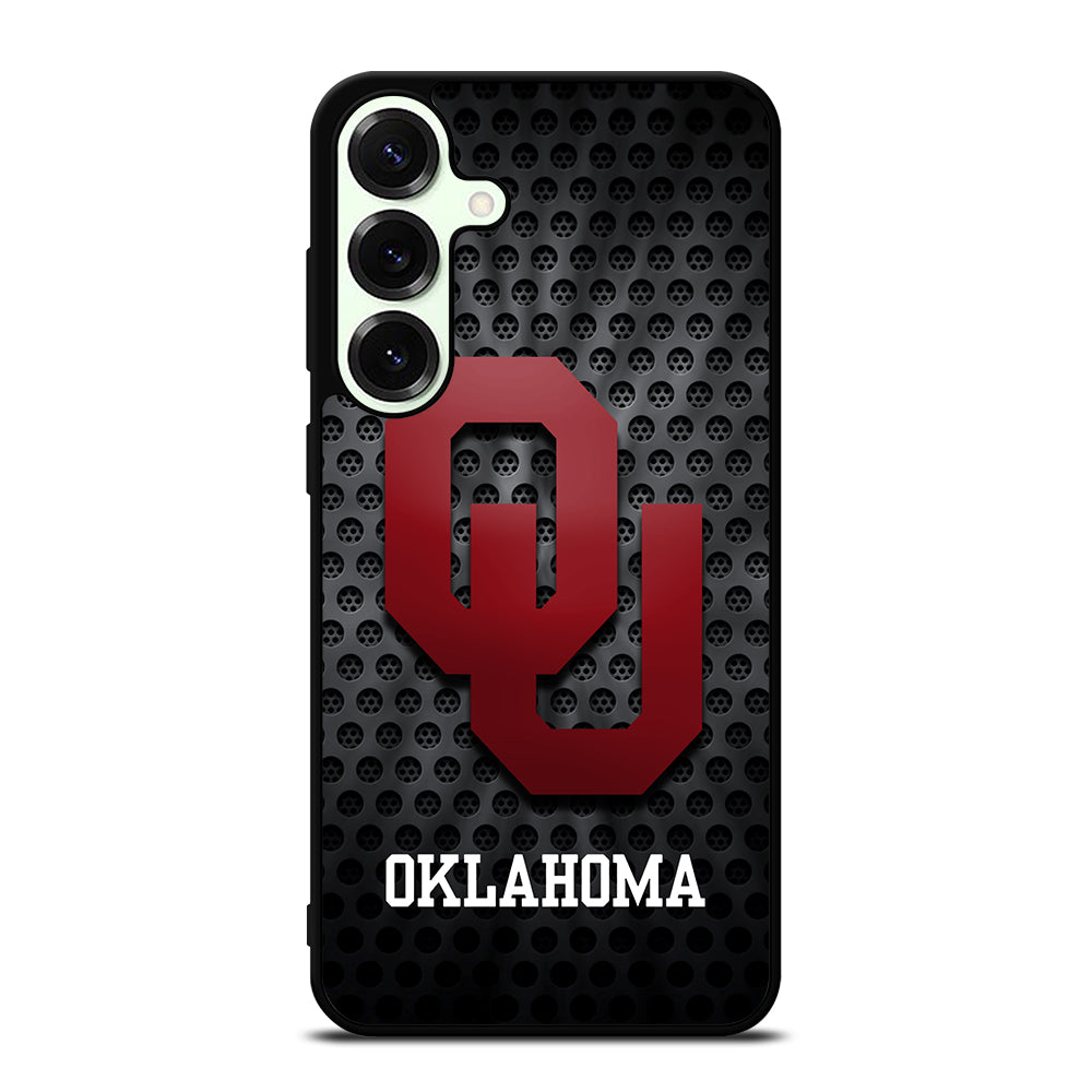 OKLAHOMA SOONERS NFL METAL LOGO Samsung Galaxy S25 Plus Case Cover
