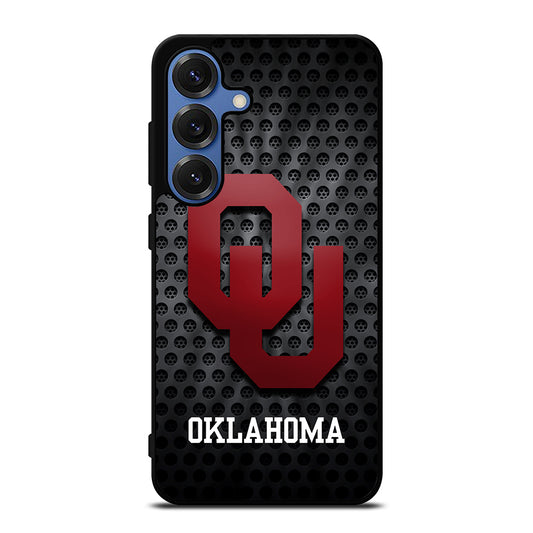 OKLAHOMA SOONERS NFL METAL LOGO Samsung Galaxy S25 Case Cover