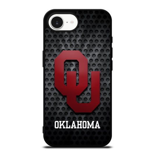 OKLAHOMA SOONERS NFL METAL LOGO iPhone 16e Case Cover