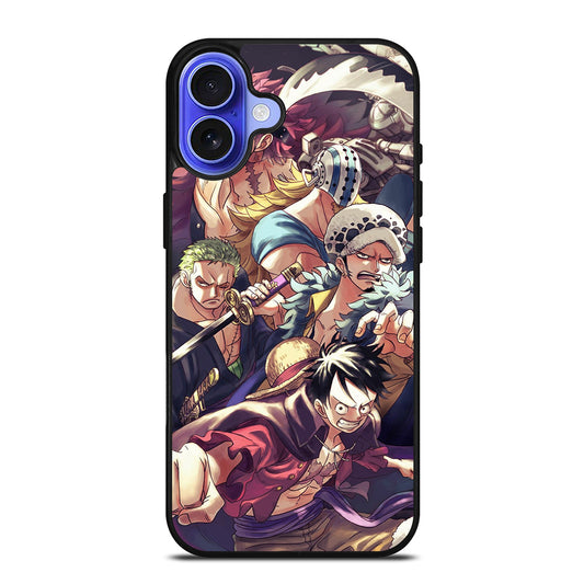 ONE PIECE CHARACTER ANIME iPhone 16 Case Cover