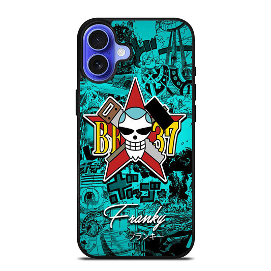 ONE PIECE FRANKY LOGO iPhone 16 Case Cover