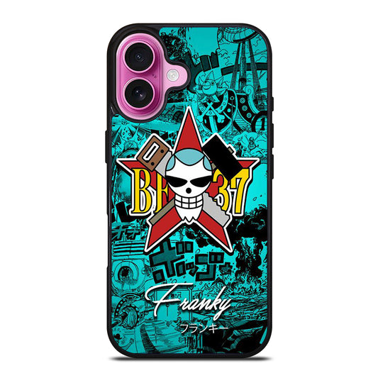ONE PIECE FRANKY LOGO iPhone 16 Plus Case Cover