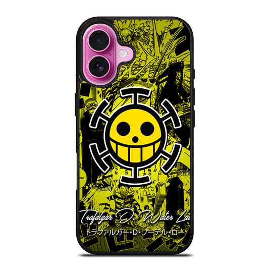 ONE PIECE HEART PIRATES TRAFALGAR D LAW iPhone 16 Plus Case Cover