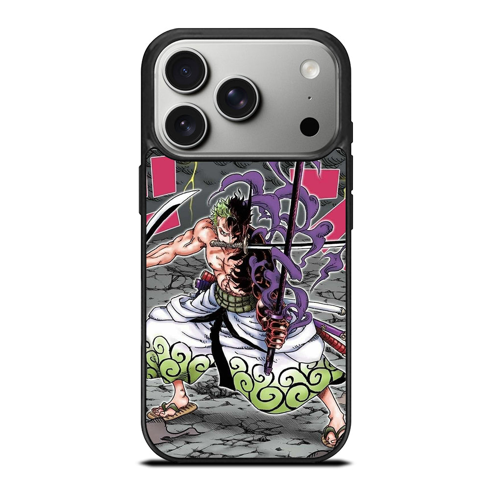 ONE PIECE RORONOA ZORO COMIC iPhone 17 Pro Case Cover