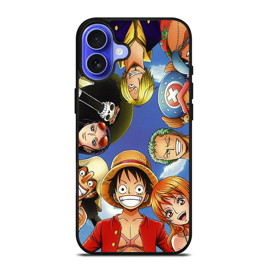 ONE PIECE STRAW HAT PIRATES CREW iPhone 16 Case Cover