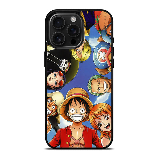 ONE PIECE STRAW HAT PIRATES CREW iPhone 16 Pro Max Case Cover