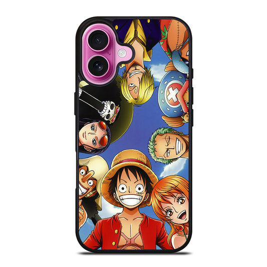 ONE PIECE STRAW HAT PIRATES CREW iPhone 16 Plus Case Cover