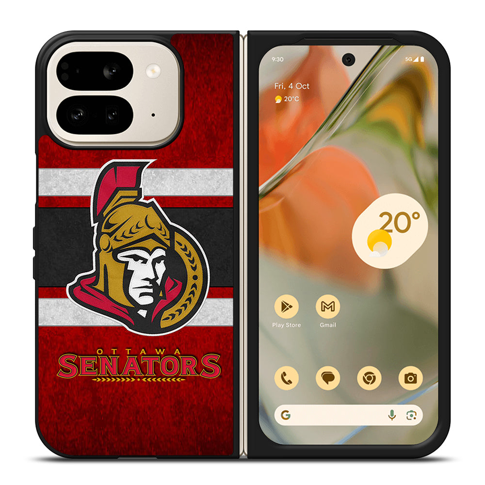 OTTAWA SENATORS HOCKEY LOGO 1 Google Pixel 9 Pro Fold Case Cover