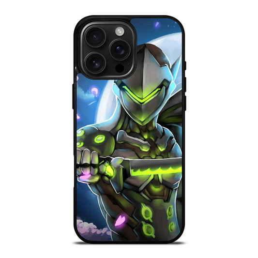 OVERWATCH GENJI MOON iPhone 16 Pro Max Case Cover