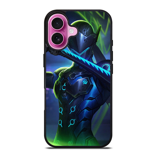 OVERWATCH GENJI SAMURAI ART iPhone 16 Plus Case Cover