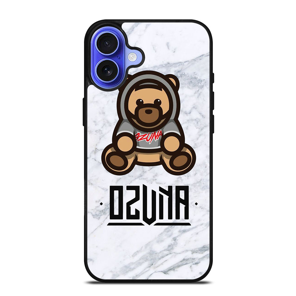 OZUNA BEAR LOGO MARBLE iPhone 16 Case Cover