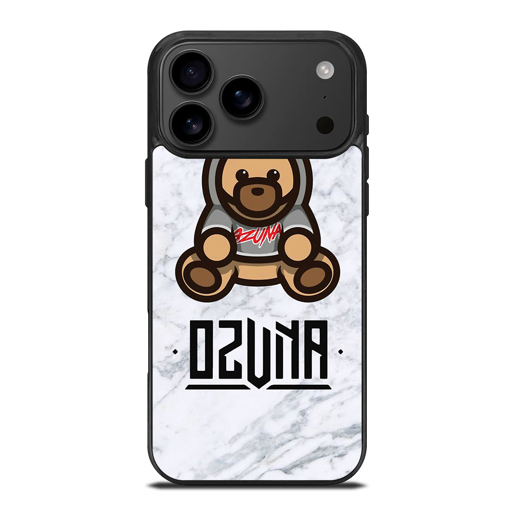 OZUNA BEAR LOGO MARBLE iPhone 17 Pro Max Case Cover