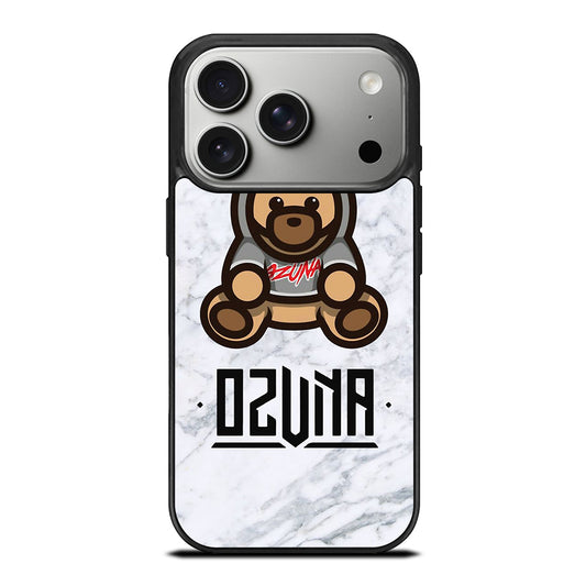 OZUNA BEAR LOGO MARBLE iPhone 17 Pro Case Cover