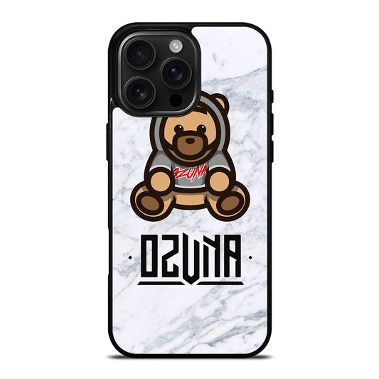 OZUNA BEAR LOGO MARBLE iPhone 16 Pro Max Case Cover
