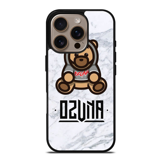 OZUNA BEAR LOGO MARBLE iPhone 16 Pro Case Cover