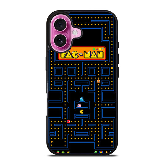 PAC MAN RETRO GAME iPhone 16 Plus Case Cover