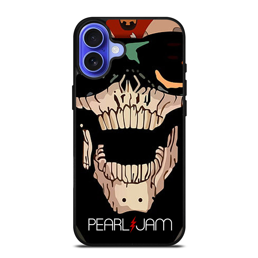 PEARL JAM SKULL LOGO iPhone 16 Case Cover