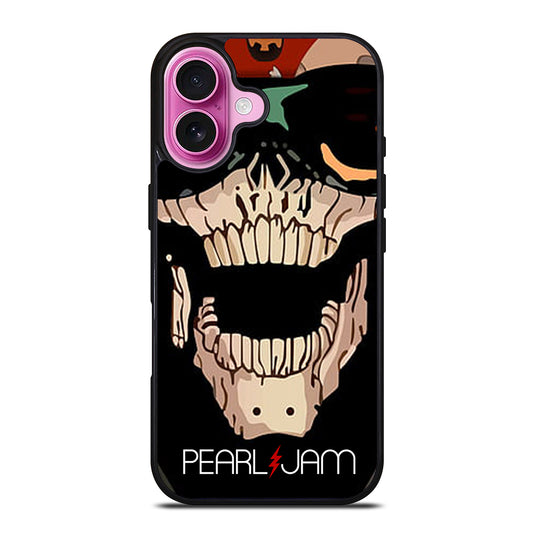 PEARL JAM SKULL LOGO iPhone 16 Plus Case Cover