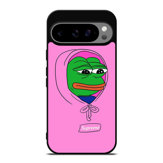 PEPE THE SMUG FROG PINK HOODIE Google Pixel 9 Pro XL Case Cover