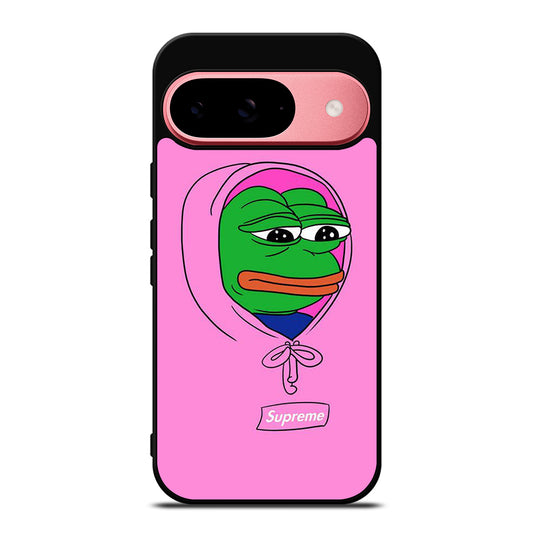 PEPE THE SMUG FROG PINK HOODIE Google Pixel 9 Case Cover