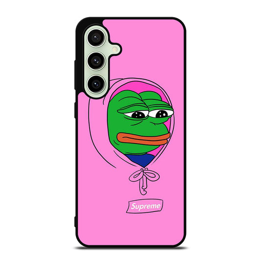 PEPE THE SMUG FROG PINK HOODIE Samsung Galaxy S24 FE Case Cover