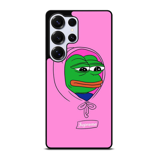 PEPE THE SMUG FROG PINK HOODIE Samsung Galaxy S25 Ultra Case Cover