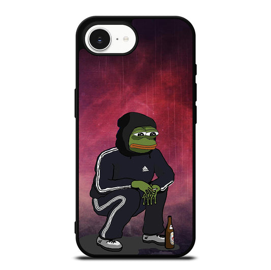 PEPE THE SMUG FROG SAD iPhone 16e Case Cover