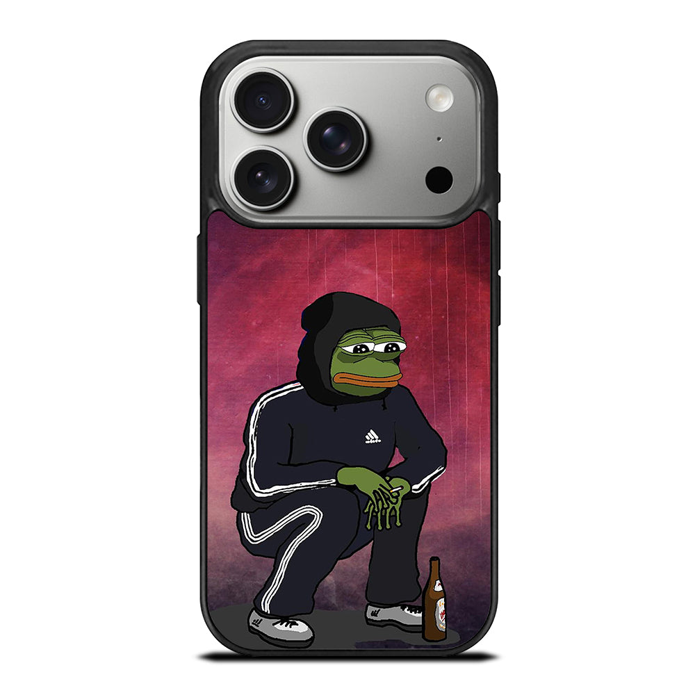 PEPE THE SMUG FROG SAD iPhone 17 Pro Case Cover