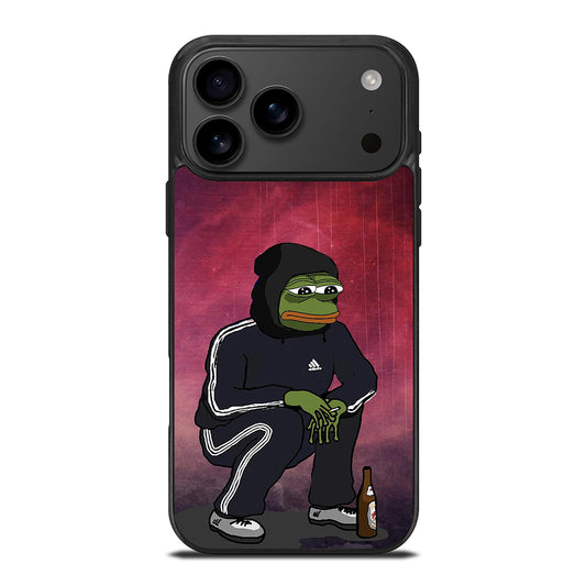 PEPE THE SMUG FROG SAD iPhone 17 Pro Max Case Cover