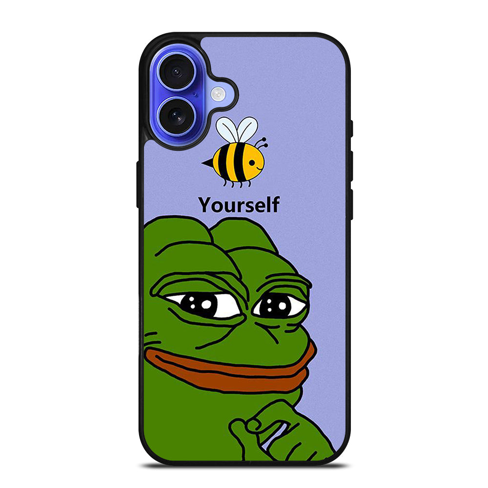 PEPE THE SMUG FROG YOURSELF iPhone 16 Case Cover