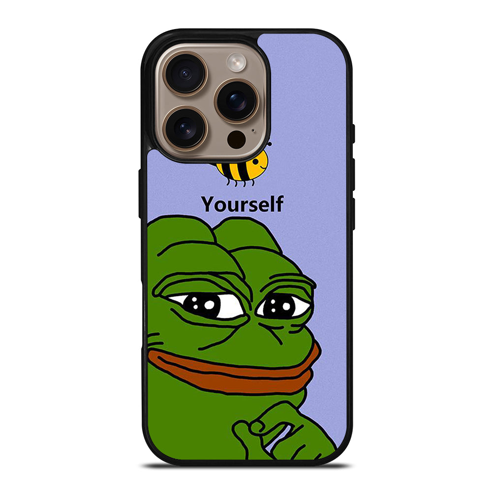 PEPE THE SMUG FROG YOURSELF iPhone 16 Pro Case Cover