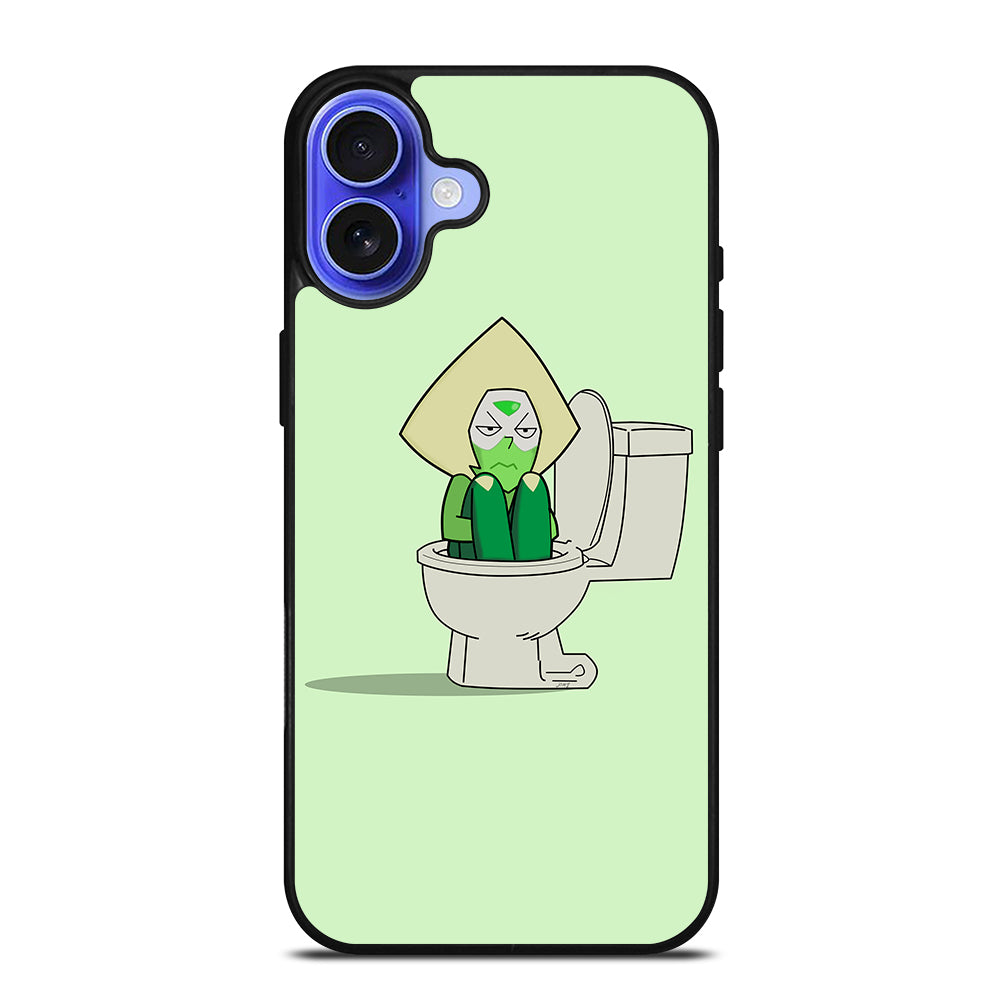 PERIDOT IN TOILET STEVEN UNIVERSE iPhone 16 Case Cover