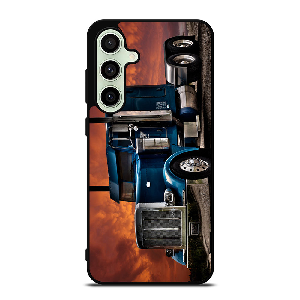 PETERBILT TRUCK BLUE Samsung Galaxy S24 FE Case Cover