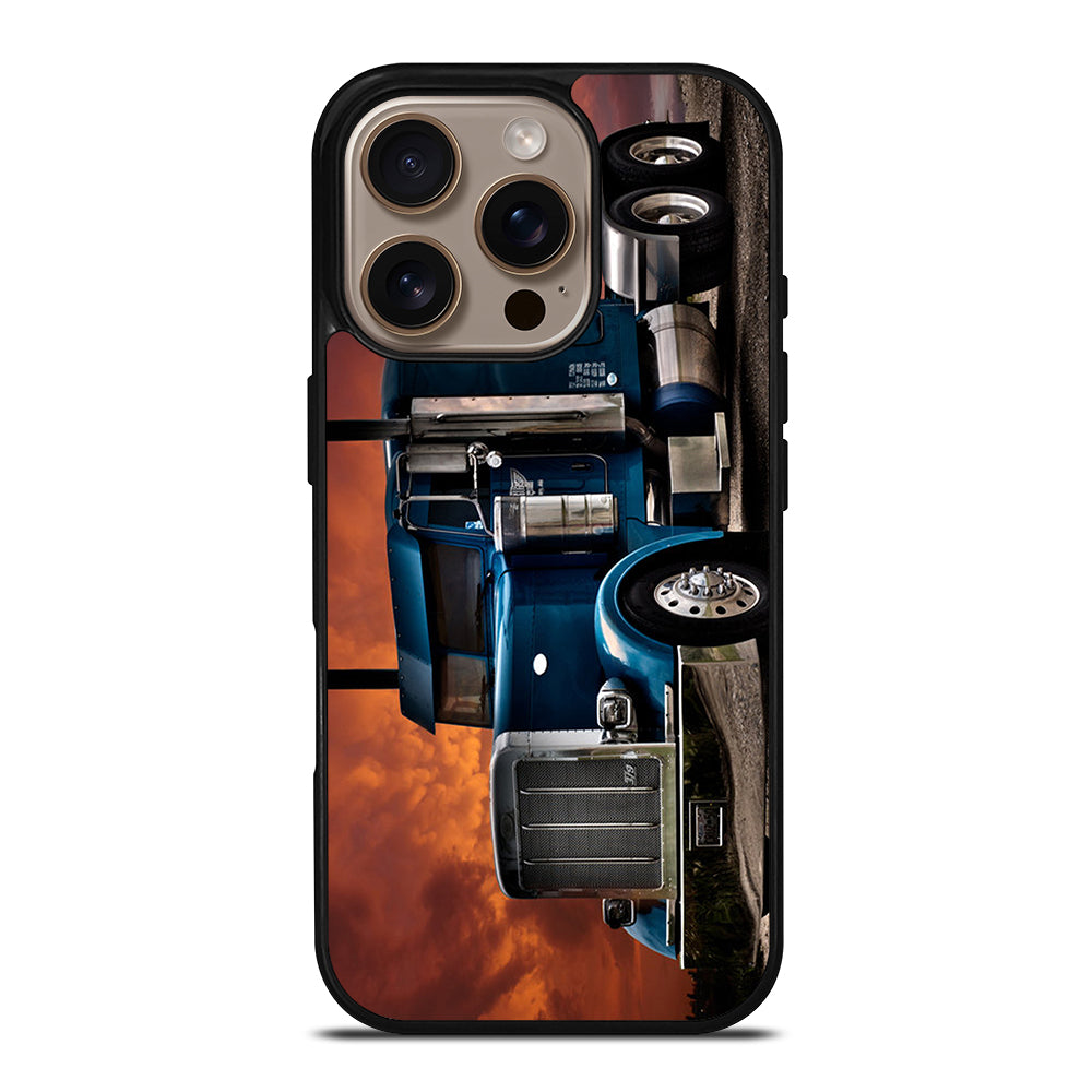 PETERBILT TRUCK BLUE iPhone 16 Pro Case Cover