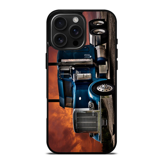 PETERBILT TRUCK BLUE iPhone 16 Pro Max Case Cover