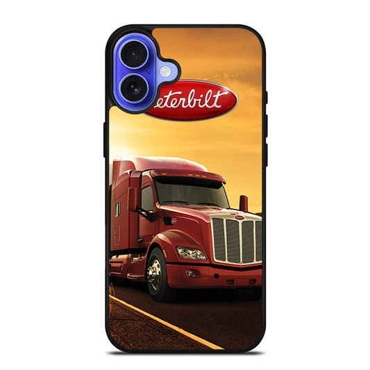 PETERBILT TRUCK RED iPhone 16 Case Cover