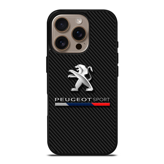 PEUGEOT CARBON LOGO iPhone 16 Pro Case Cover