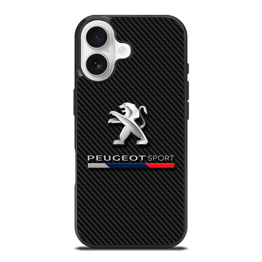 PEUGEOT CARBON LOGO iPhone 17 Case Cover