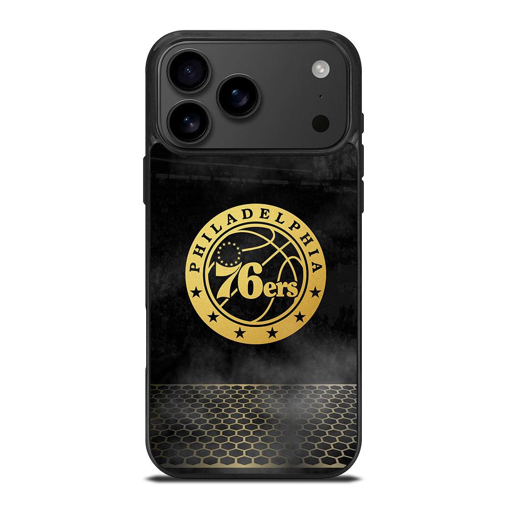 PHILADELPHIA 76ERS GOLD LOGO iPhone 17 Pro Max Case Cover