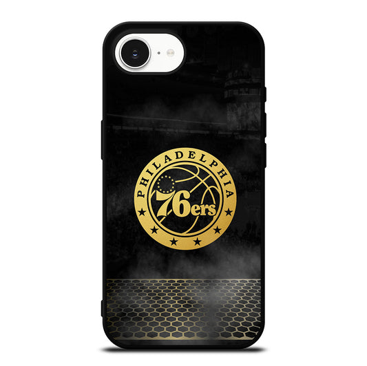 PHILADELPHIA 76ERS GOLD LOGO iPhone 16e Case Cover