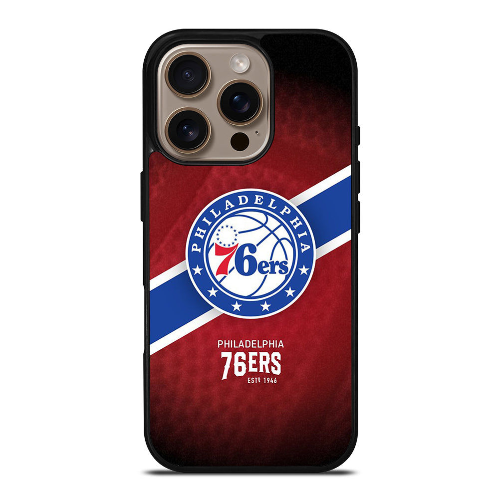 PHILADELPHIA 76ERS NBA iPhone 16 Pro Case Cover