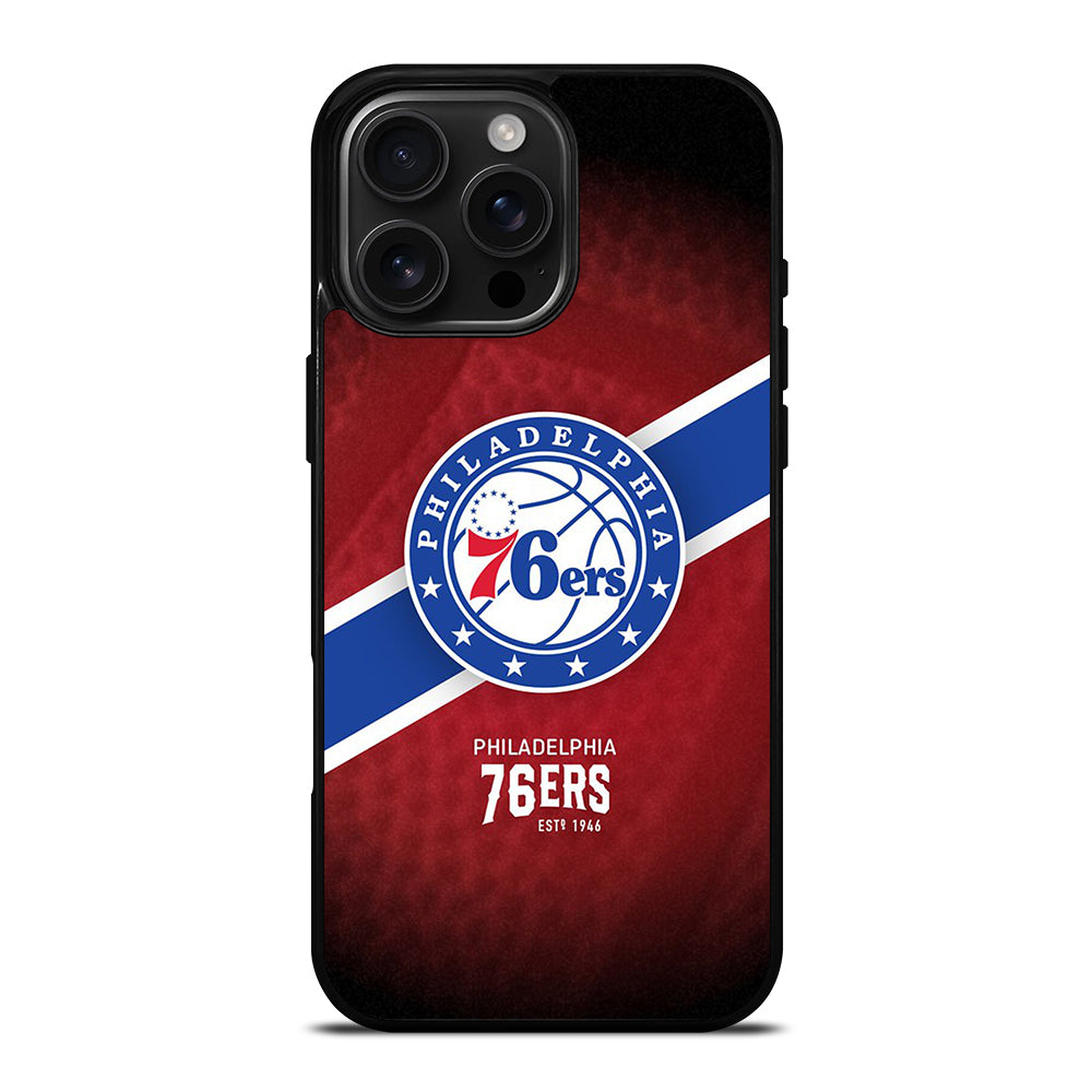 PHILADELPHIA 76ERS NBA iPhone 16 Pro Max Case Cover