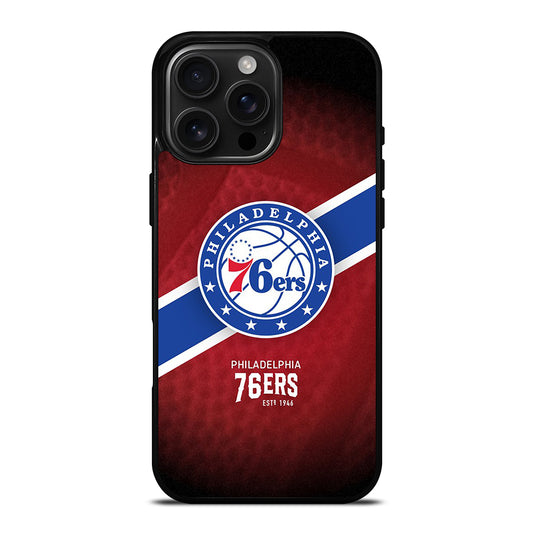 PHILADELPHIA 76ERS NBA iPhone 16 Pro Max Case Cover