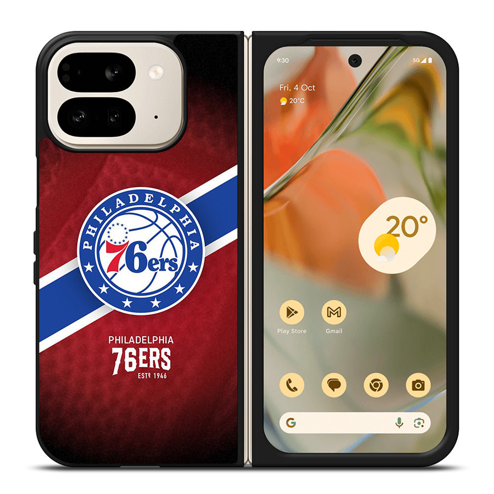 PHILADELPHIA 76ERS NBA Google Pixel 9 Pro Fold Case Cover