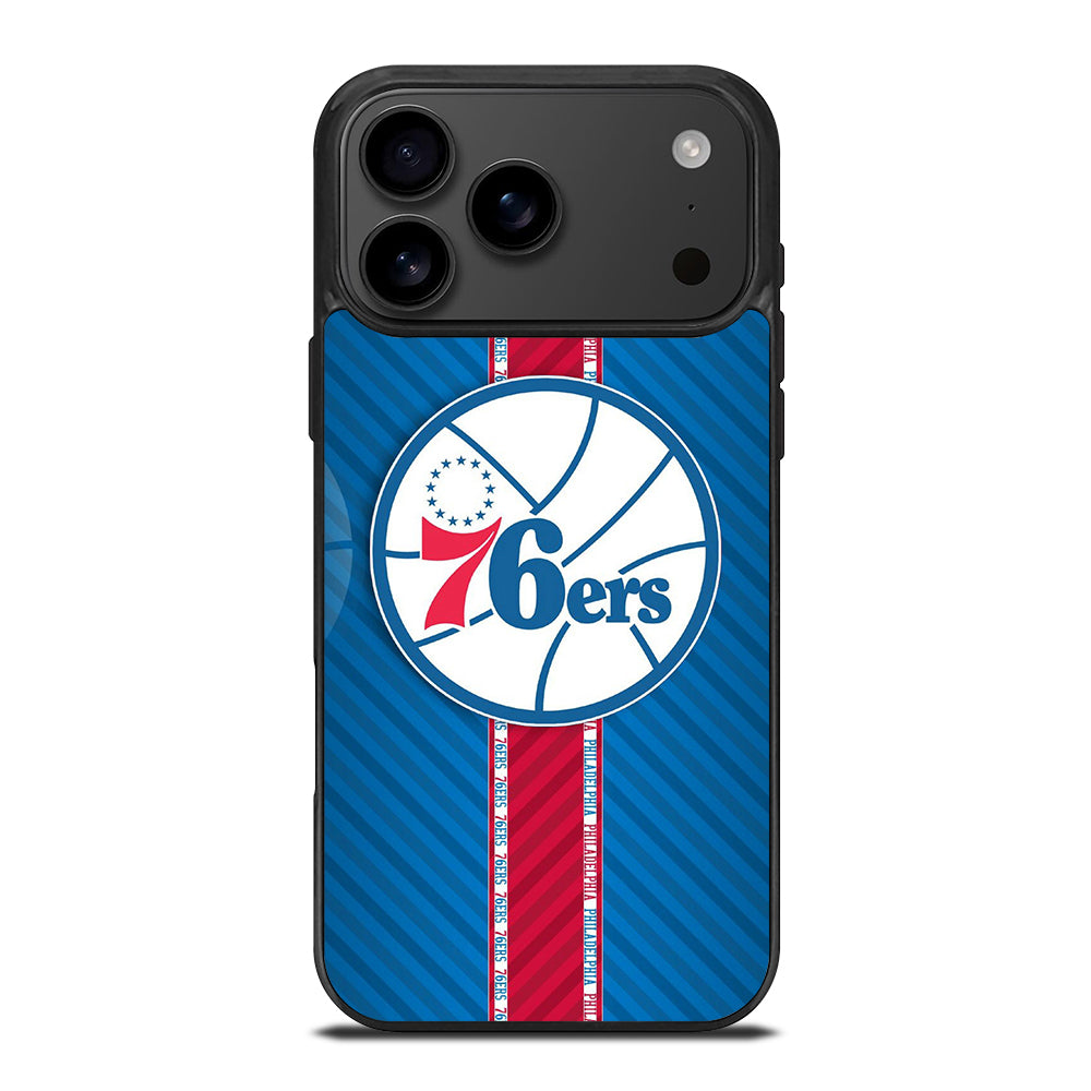 PHILADELPHIA 76ERS STRIPE EMBLEM iPhone 17 Pro Max Case Cover