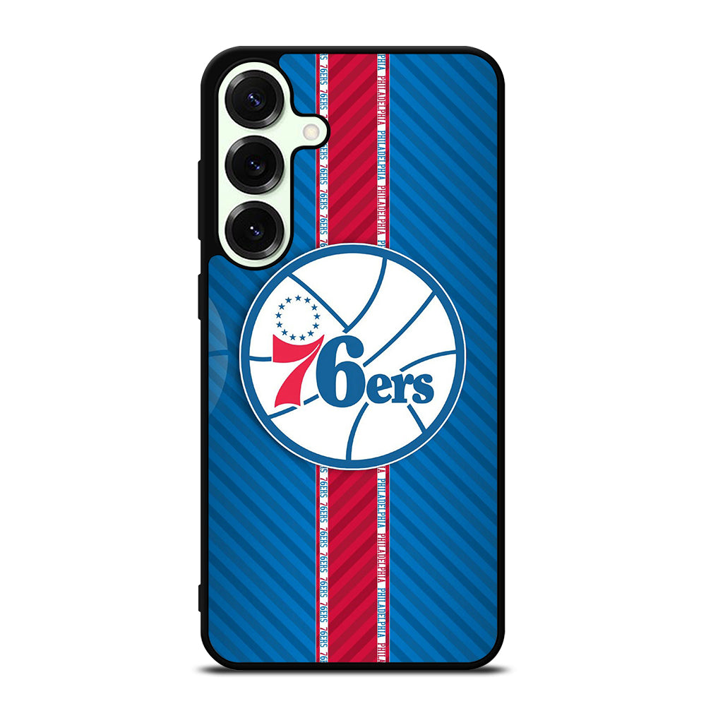 PHILADELPHIA 76ERS STRIPE EMBLEM Samsung Galaxy S25 Plus Case Cover
