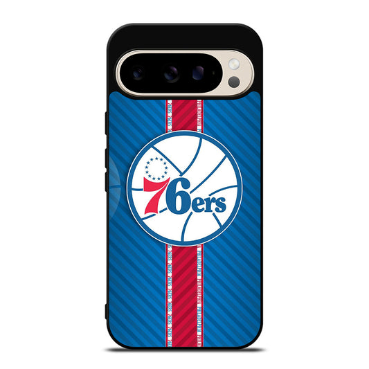 PHILADELPHIA 76ERS STRIPE EMBLEM Google Pixel 9 Pro Case Cover