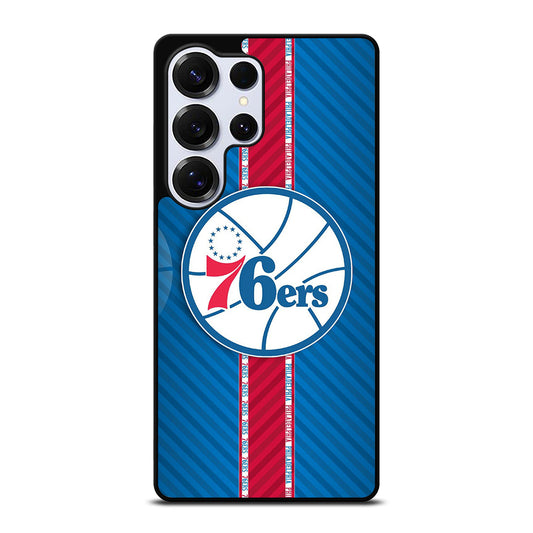 PHILADELPHIA 76ERS STRIPE EMBLEM Samsung Galaxy S25 Ultra Case Cover