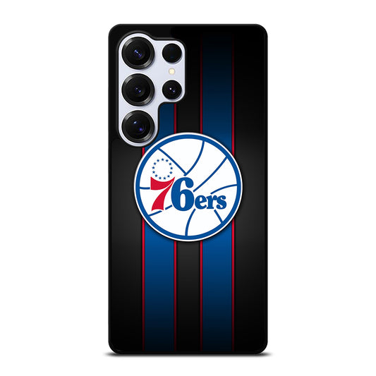 PHILADELPHIA 76ERS STRIPE LOGO Samsung Galaxy S25 Ultra Case Cover