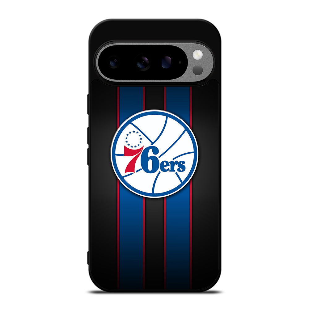 PHILADELPHIA 76ERS STRIPE LOGO Google Pixel 9 Pro XL Case Cover